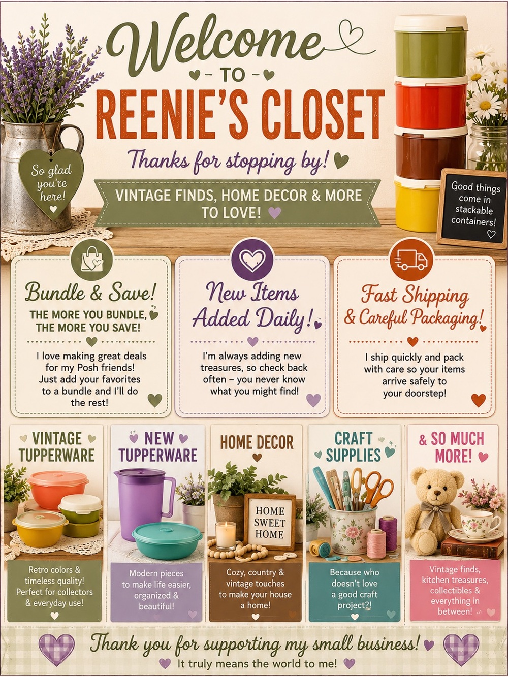 Reenie's Closet Welcome